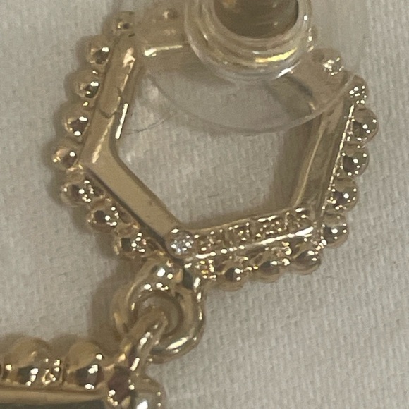 Hexagon baublebar gold tone NWOB - Picture 10 of 12